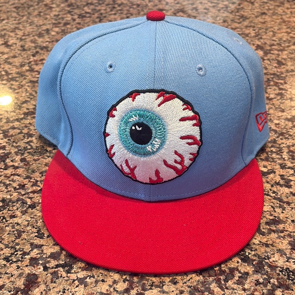 Mishka Blue and Red Eyeball Hat